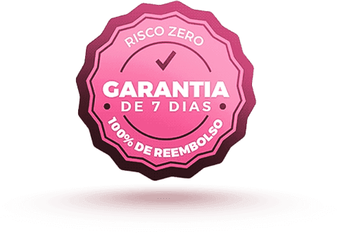 Selo de garantia de 7 dias com reembolso total